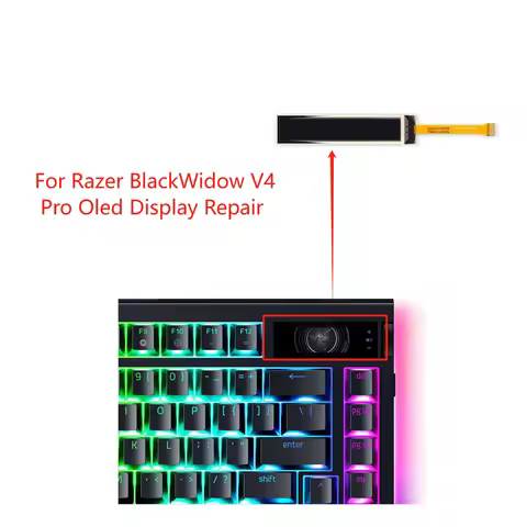 New Oled Display for Razer BlackWidow V4 Pro Replacement/Repair