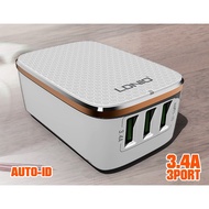 LDNIO - 3 USB Port UK Wall Plug ( A3304 )