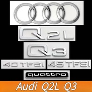 Suitable for audi audi New Old Style Q2 Q3 Rear Label 45TFSI Label Four-wheel Drive Label 40TFSI Dis
