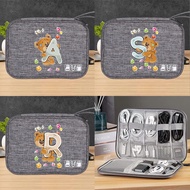 New data cable storage bag cable storage bag gadget digital bag usb cable storage hard drive travel 