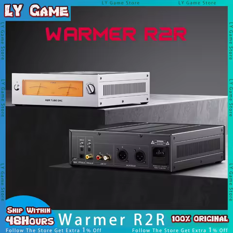 New FiiO WARMER R2R Desktop R2R Gallbladder Fully Balanced 24Bit R2R Architecture JJ E88CC Tube Buff