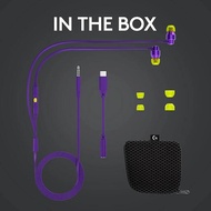 Logitech G333 3.5mm Aux Gaming Earphones With Type-c_ Purple