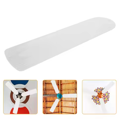 1pcs Wood Grain Fan Blades 20.7Inch Replacement Plastic Ceiling Fan Blades For Living Room Bedroom D