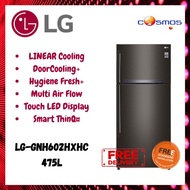 LG 475L Net Top Freezer Refrigerator With Inverter Linear Compressor LG-GNH602HXHC