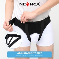 NEENCA Hernia Belt Truss for Single/Double Inguinal or Sports Hernia Hernia Support Brace for Men for Women Pain Relief Recovery Strap with 2 Removable Compression Pads Comfortable Material