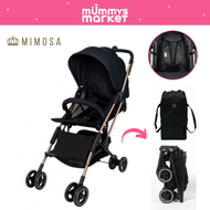 Mimosa Mimosa Cabin City+ Backpack Stroller (Rose Gold/Black) - Extended Canopy