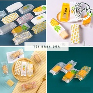 [SET 100] Pineapple cake bags, onion cake bags, brown rice cake bags of various designs