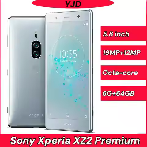 Original Used phone 97% New Sony Xperia XZ2 Premium XZ2P SO-04K H8166 4G 1/2 5.8 6GB+64GB 19MP Octa-