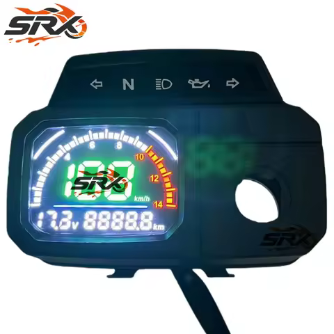 With RPM Motorcycle Speedometer Digital Meter Gauge With RPM For SUZUKI AX100 Max100