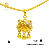 Sincere Store Emas 916 3L Loket Kitty 2C | Emas 916