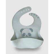 Mama000 พร้อมส่ง Silicone Bib กันเปื้อน ซิลิโคน food grade 100%