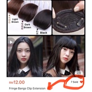 Fringe Bangs Clip Extension