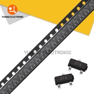 100pcs SOT-23 Zener Diode SMD BZX84C 2.4V 2.7V 3V 3V3 3V6 4V3 4V7 5V1 6V2 8V2 24V 27V 30V 39V 43V 47