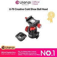 Ulanzi U-70 Creative Cold Shoe Ball Head / U-60 Dual Cold Shoe Ball Head / U-150 Monitor Ball head