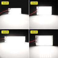 LED COB Roof Lamp 12V Car Interior Universal Dome Light T10 Festoon Adapter