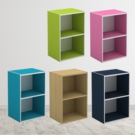 LOFT Living MANDY 2 Tier Storage Cube Cabinet-5 colors