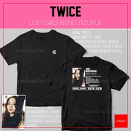 TWICE "Lost Girlfriend" TZUYU Tshirt | TWICE Lost Girlfriend TZUYU Shirt | TWICE Tshirt