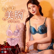 Elegante rose matte satin high side bra panties set (Sizes A-F)(A48J5318AF)(Direct from Japan)1