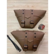 tas motor klasik sidebag side bag custom japstyle bratstyle bobber c70 honda win100 cb100 sepeda ont