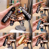 GANTUNGAN Harry Potter Chibi Keychain Harry Potter Keychain Harry Hermione Dobby Dumbledore Cute Mob