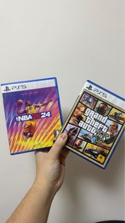 PS5 NBA 2K24 & GTA V 遊戲