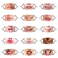 Beauty Emoji Mask Halloween Spoof Face Smiley Funny Fun Adult Personality Funny Mask Printing