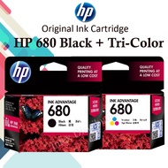 HP 680 ink cartridges  single bk / single Color / HP 680  Black + color ( READY STOCK )