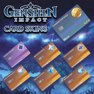 Genshin Impact Sticker Skins For Atm Cards And Loyalty Cards