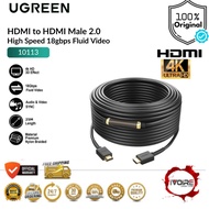 UGREEN HDMI To HDMI Cable 4K 60Hz 18Gbps Ultra Hd 25M PN 10113