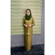 Kurung Kedah Sulam Kain Lipat raya 2025 Premium Silk Dobby