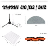 Xiaomi E10 E12 B112 Accessories Main Brush Side Brush Mop Cloth Hepa Filter