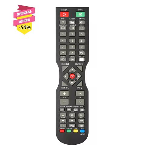 QT1D Remote Control For Soniq TV E24Z15B E47S14A E55S14A S43V14A S49VT15A L42D11A L47V12A P51E12A E2