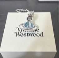 Vivienne Westwood 土星項鍊 西太后 大號 orb 冰川藍項鍊大號 orb 項鍊