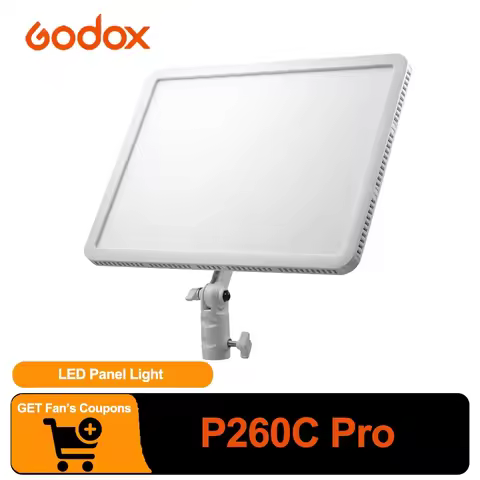 Godox P260C PRO LED Light Panel Bi-Color 2800-6500K CRI98 TLCI98 Fill Light for Video Production & V