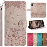 Leather Wallet Flip Case for Funda Samsung Galaxy A51 A71 Cases SM-A515 SM-A715 3D Cat Butterfly Phone Cover Card Holder Lanyard