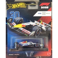 HOTWHEELS CAR CULTURE PREMIUM SERIES 2025 FORMULA 1 VISA CASH APP RB F1 TEAM 30 LAWSON DIECAST MODEL