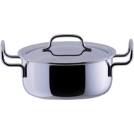 Miyazaki Seisakusho GEO-25T Geo Two-Handed Pot, 9.8 inches (25 cm), Made in Japan, IH Compatible, Al