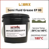 LUBRIX Setroil Semi Fluid Grease EP 00 Grease Bearing Minyak Grease Gris Bearing Chain Lube Grease R