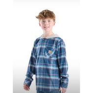 C4RH*RTT kids Hoodie Flannel long sleeve