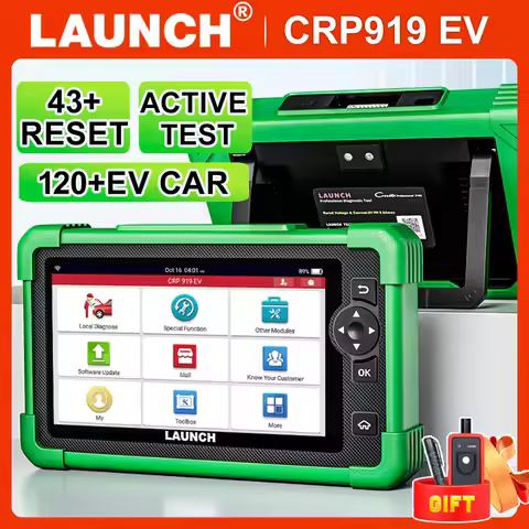 LAUNCH CRP919 EV Diagnostic Scan Tool OBD2 Scanner for EV vehicle,Full system diagnostics Covering 1