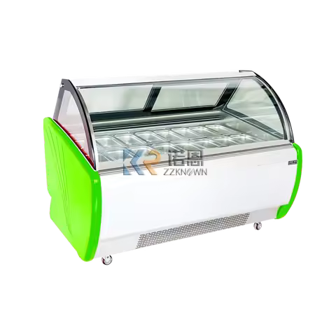 Vertical Popsicle Gelato Display Refrigerator Freezers Countertop Fast Frozen Food Ice Cream Display