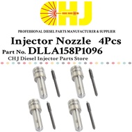 4x Diesel Fuel Injector Nozzle Tips DLLA158P1096 093400-1096 for ISUZU 4HK1 6HK1 095000-8903 095000-