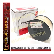 TECHWELD Carbon Steel Gasless Flux Cored Wire AWS E71T-GS 0.8 mm 1 KG