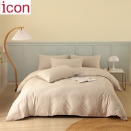 Icon Ecolinen 980 Thread Count Fitted Sheet / Bedsheet Set / Bedset - Hilden