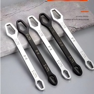2pcs Multi-Purpose Wrench Set - Self-Adjusting Double-Ended Wrenches For 8mm-22mm (0.31in-0.86in) Nu