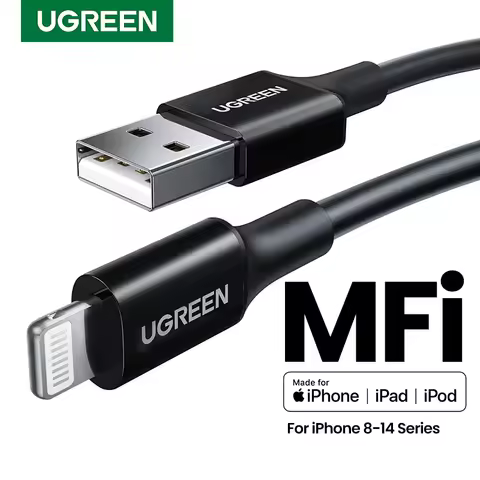 UGREEN MFi USB to Lightning Cable for iPhone 14 13 12 11 Pro Max 2.4A Fast Charging Phone Cable for 