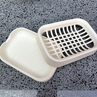 Japan Imported inomata Ivory White Soap Tray Soap Box Soap Tray