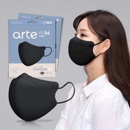 🇰🇷 100個 arte KF94 成人 3D 立體口罩 黑色