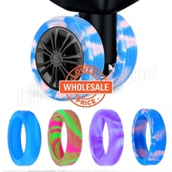 [ Wholesale Prices ] Anti-scratch Suitcase Wheels Sheath / Noise Reduce Cart Caster Sleeve / Luggage Wheels Silicone Guard Cover / Furniture Casters Protecting Case