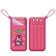 TUWO [NEW] Disney การ์ตูน powerbank 5 0000mah แบตสำรอง มาพร้อมสาย 4 เส้นในตัว พร้อมไฟ LED ใช้สะดวกชา